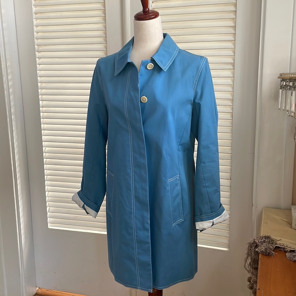COACH LIGHT BLUE SPRING JACKET